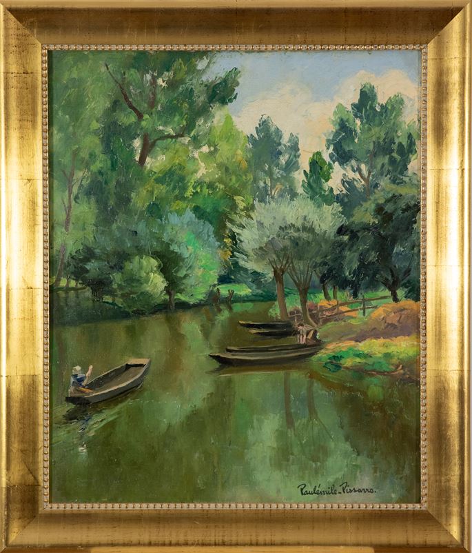 Paulémile Pissarro - La Riviére Ombragée, La Garette | MasterArt